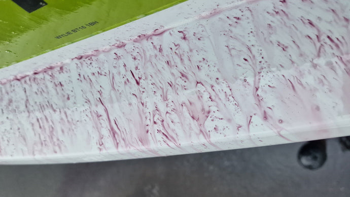 Do NOT clay over fallout removers